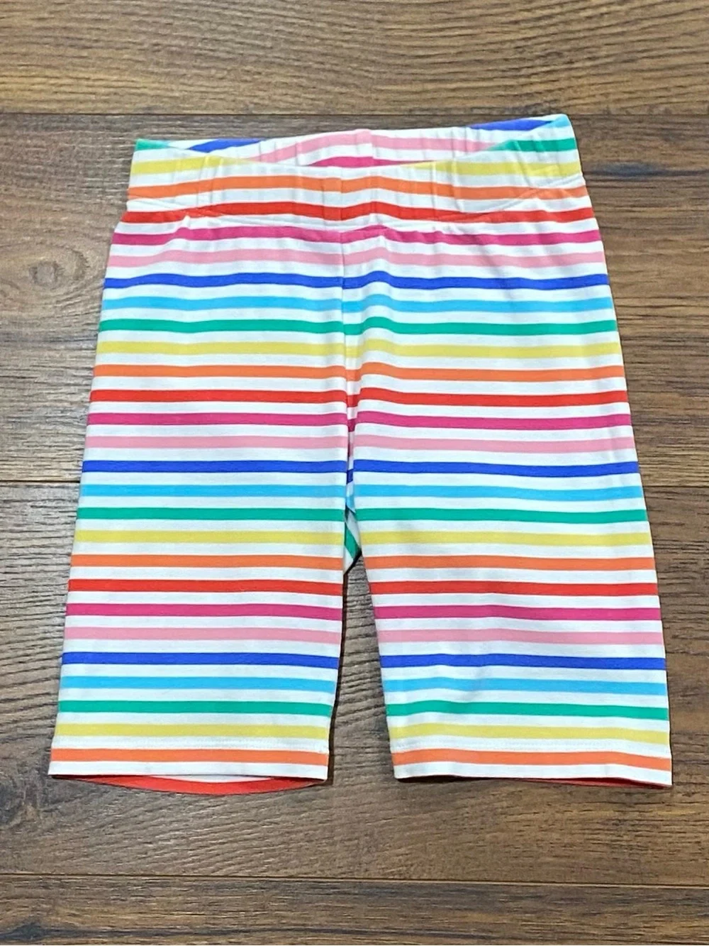 Gymboree Girls Little Essentials Rainbow Stripes Dress 3-piece Set Size 6/7
